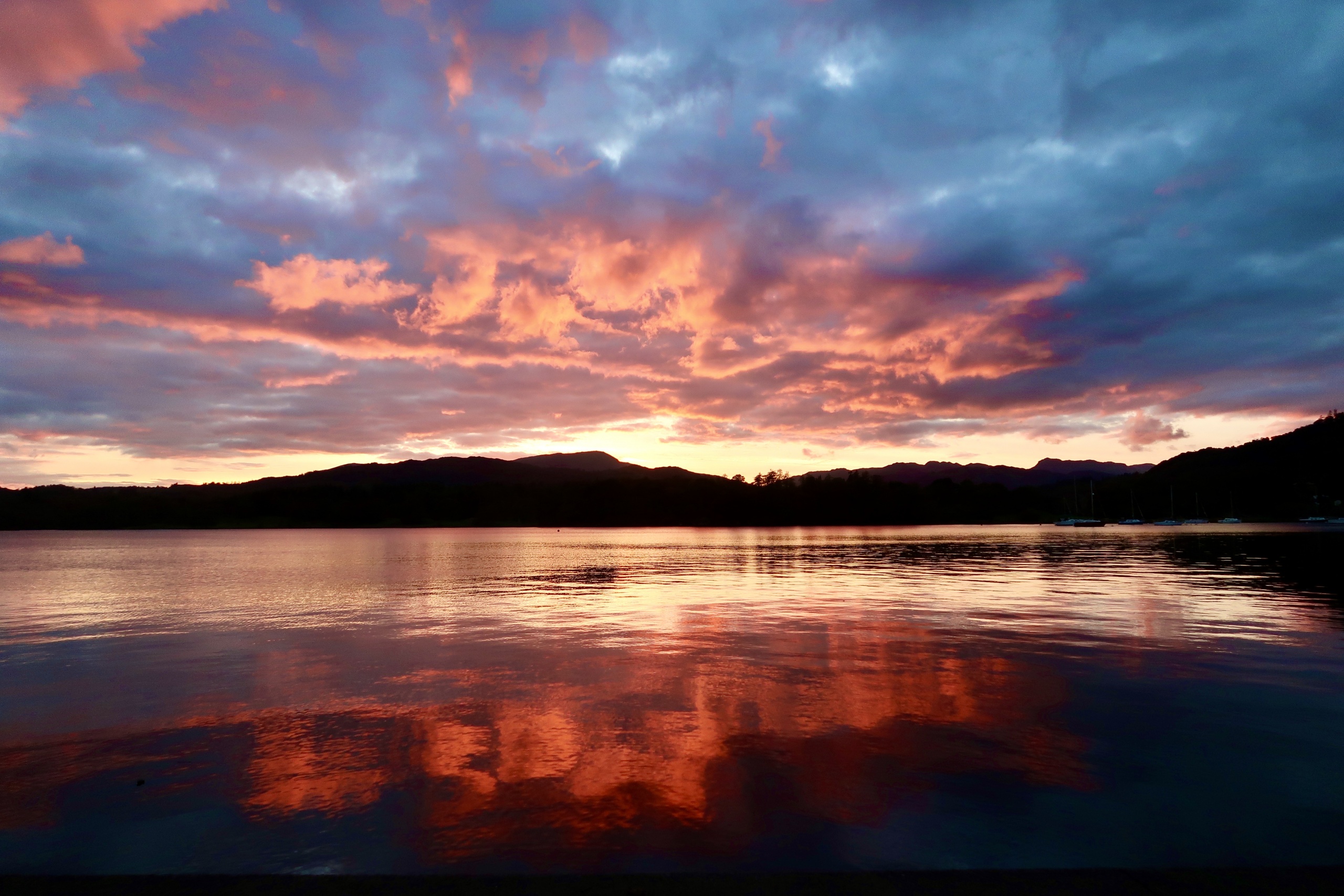 lake Windermere sunset – The Vegan Twist